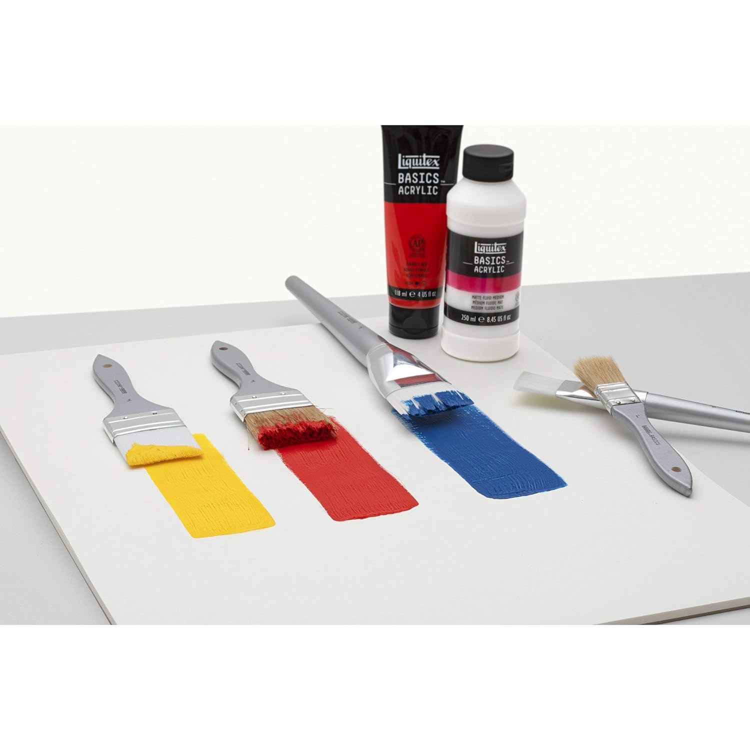 Liquitex Basics XL Flat Acrylic Brush Set - Pack of 2
